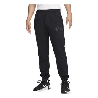 Nike Swoosh Dri-FIT Fleece Fitness Joggers Asia Sizing Black FV9947-010
