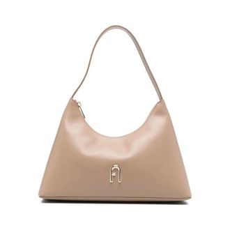 Furla Shoulder Bags, female, Beige, Size: ONE SIZE Stylish Bags Collection