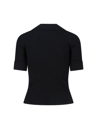 Courr&egrave;ges Womens T-Shirts And Polos Black Viscose