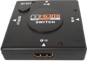 Trade Shop Trade Shop - Hdmi Switch 1080p Hdmi 3 Porte Xbox, Ps3,decoder Y Pc, Dvd, Video Project
