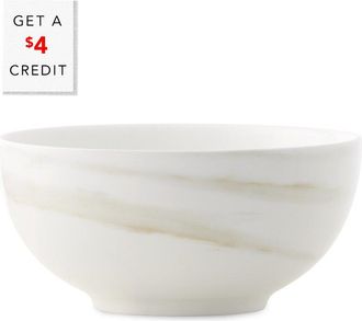 Wedgwood Vera Wang For Wedgwood 6In Vera Venato Imperial Cereal Bowl With $4 Credit