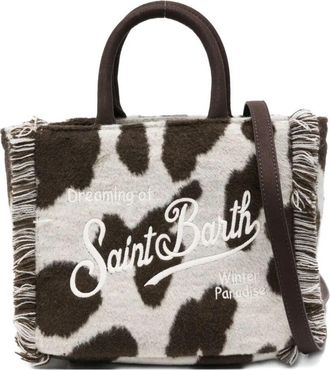 MC2 Saint Barth Vanity Mini Felt Cow Handbag
