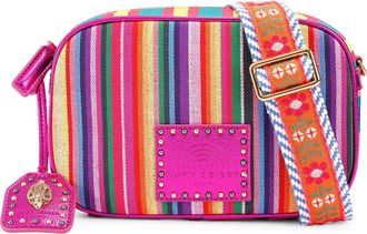 Kurt Geiger Southbank Canvas Camera Bag in Fushia Cmb at Nordstrom