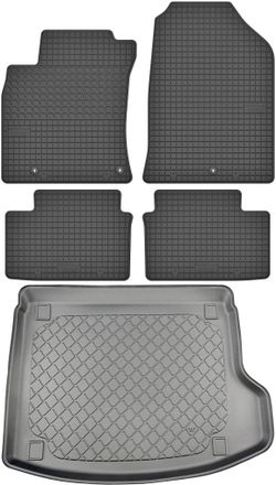 OEM Hyundai I30 Iii Pd Coup&eacute; A Partir De 2020 Set - Alfombrillas De Goma Para Coche + Alfombrilla Para Maletero