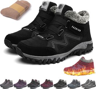 Generic EvoComfort Shoes, EvoComfort Orthopedic Boots, Waterproof & Non-Slip, Unisex Slip-On Boots (Black,11.5)