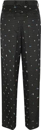 Dries Van Noten Dames, Broeken, Zwart, Maat: 4XS Viscose