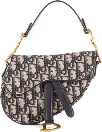 Dior Borsa a spalla Saddle - Blu