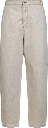 Jacquemus Paysan de-N&icirc;mes Denim Pants - Heren - Wijde Broeken - Beige - W30 - Denim - Broeken