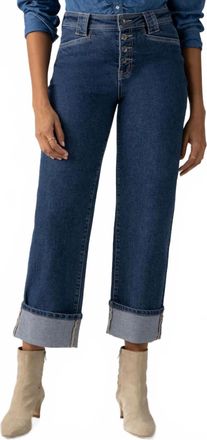 Sanctuary Luna Cuffed Standard Rise Jeans In Solstice