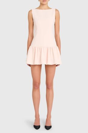 Amanda Uprichard Katina Skort Romper In Biscotti