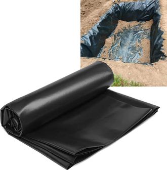 Infinite Revestimiento De Pe Negro Para Estanques Revestimiento Duradero E Impermeable Para Estanques Naturales, Cascadas Y Fuentes De Jard&iacute;n