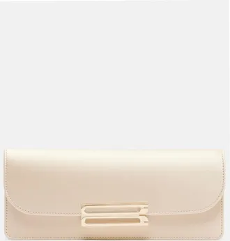 Victoria Beckham Dorian East-West satin clutch