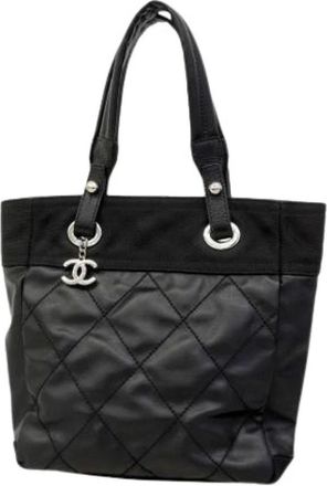 Chanel Pre-owned Tote Bags, female, Black, Size: ONE SIZE Pre-owned Tote Bag