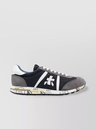 Premiata leather panelled low-top sneakers