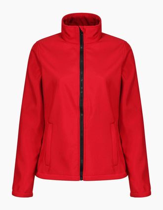 Regatta Womens Regatta Standout Womens/Ladies Ablaze Printable Soft Shell Jacket - Red - Size: 18