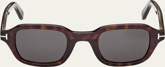 Tom Ford Mens Icon 46mm Square Sunglasses