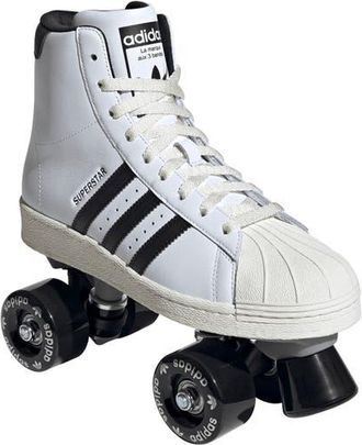 adidas Superstar 82 Roller Skate in White/Black/Off White at Nordstrom, Size 9