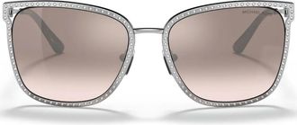 Michael Kors Stockholm sunglasses - women - Metal - 57 - Silver