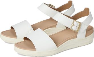 Dr. Scholls Time Sky Womens Wedge Shoes White Smooth : 9.5 M, Canvas/Faux Leather/Textile