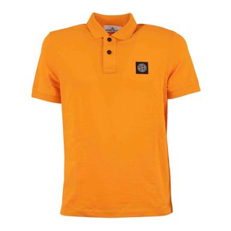 Stone Island Heren, Tops, Oranje, Maat: S Katoen