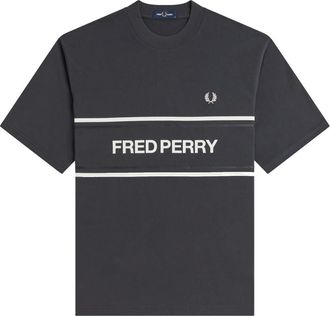 Fred Perry Hombre, Camisetas, Gris, Talla: XL