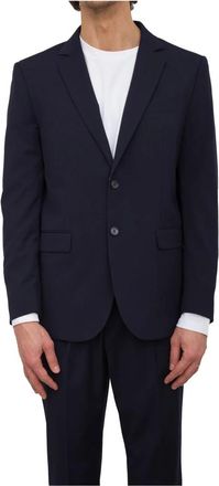 Antony Morato Blazers, male, Blue, Size: S Blue Suit Jacket
