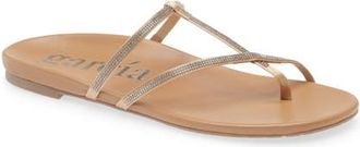 Pedro Garcia Belisa Sandal in Brulee Satin-Greige at Nordstrom, Size 10.5Us