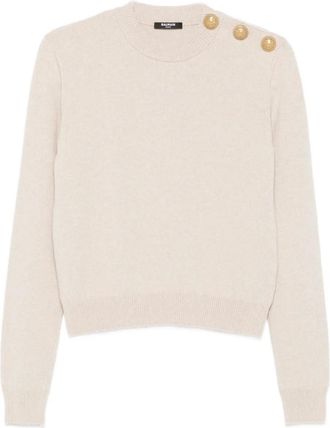 Balmain Maglione a coste - Toni neutri