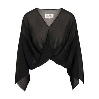 Maison Margiela Mujer, Blusas y Camisas, Negro, Talla: S