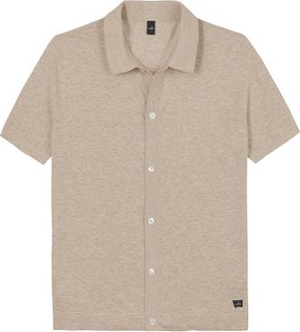 Wahts Mens Knitwear Dark Stone Beige Melange / XXL