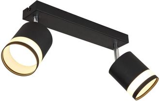 Globo Lighting Foco de techo doble negro mate 2x GX53 3000K