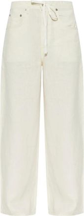 Citizens Of Humanity Pantaloni in lino con coulisse Brynn - - Trousers - Donna - Beige - W24