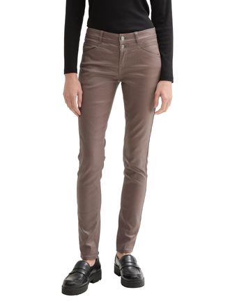 Tom Tailor Skinny-fit-Jeans TOM TAILOR ALEXA, Damen, Gr. 30, L&auml;nge 32, beige (cargo beige), Obermaterial: 66% Baumwolle, 32% Viskose, 2% Elasthan. Futter: 65% Ba