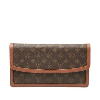 Louis Vuitton Pre-owned Clutches, female, Brown, Size: ONE SIZE Pre-owned Pochette Dame