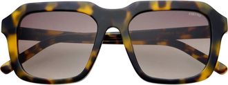 Freyrs Eyewear Charlie Square Sunglasses in Yellow Tortoise at Nordstrom