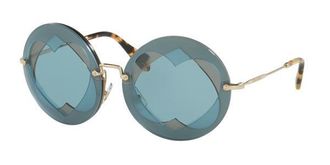 Miu Miu MU01SS VA06P2 Womens Sunglasses Gold Size 62