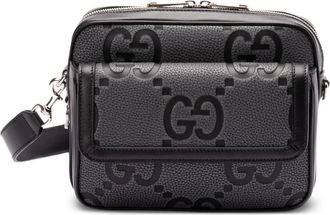 Gucci Leren messengertas - Grijs