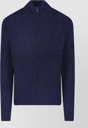Aspesi mohair wool crewneck lightweight jacket