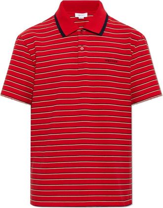 Alexander McQueen Logo Poloshirt - Heren - Polos - Rood - 2XL - Katoen - Tops