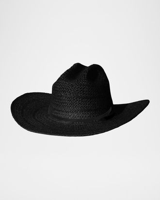 Janessa Leon&eacute; Aiden Straw Western Hat