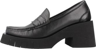 Paloma Barcel&oacute; Leren Mocassin Loafers - Dames - Pumps - Zwart - 40 EU - Schoenen
