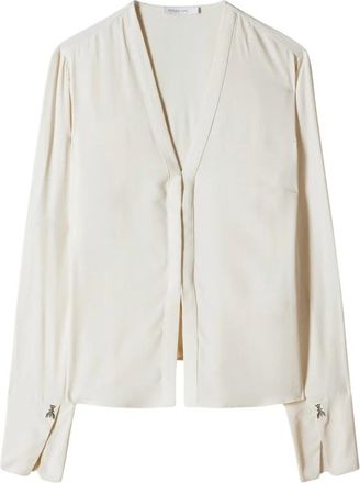 Patrizia Pepe Light Jassen - Dames - Zomerjassen - Beige - S - Wol - Jassen