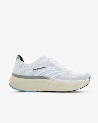 Fessura Italia Breathable Jacquard Running Sneaker - White