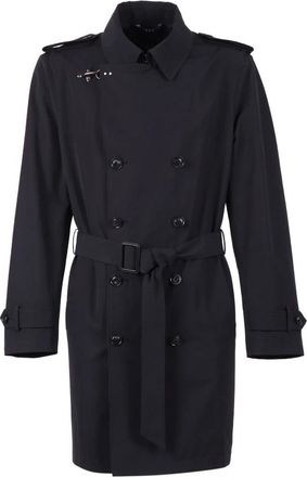 Fay Trench - Heren - Trenchcoats - Blauw - M - Jassen