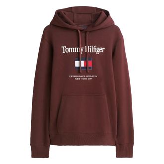Tommy Hilfiger Heren, Sweatshirts & Hoodies, Bruin, Maat: XL Fleece
