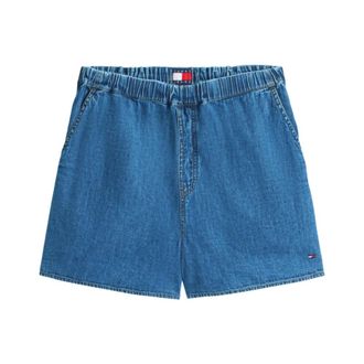 Tommy Jeans Chambray Loose Shorts - female - Tommy Jeans - Denim Shorts - Blue - 2XS - Shorts