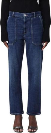 Pinko Rechtgesneden denim jeans - Dames - Regular Fit Jeans - Blauw - W25 - Denim - Jeans