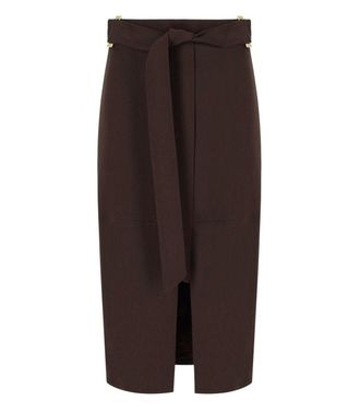 Elisabetta Franchi GONNA MIDI CACAO ELISABETTA FRANCHI