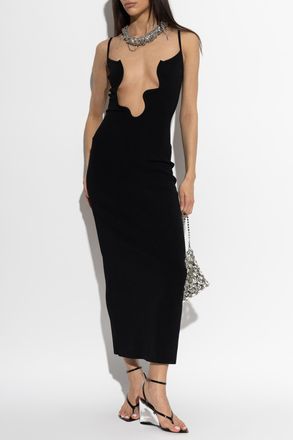 CHRISTOPHER ESBER Salacia Wire Dress, Womens, Black