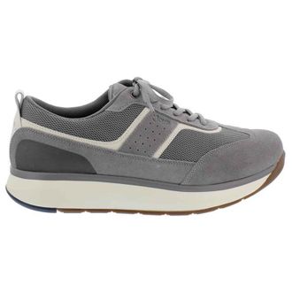 Joya David II Suede Textile Mens Lace up Trainers - Grey - Size:UK 10.5